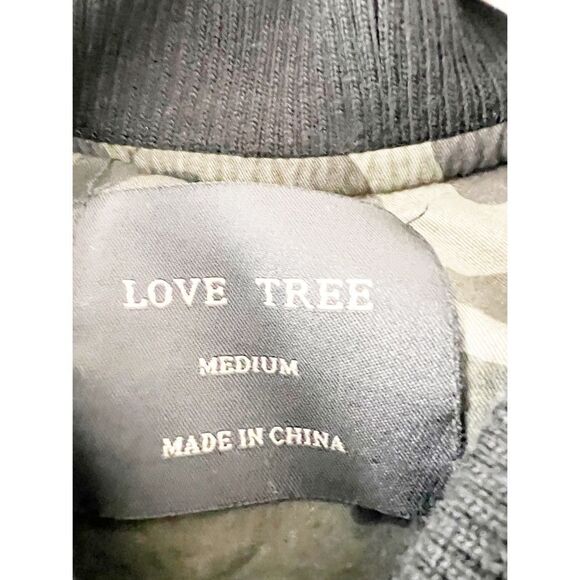 Love Tree Camouflage Camo Cargo Bomber Jacket. Coat. Military. Medium. - Picture 5 of 7